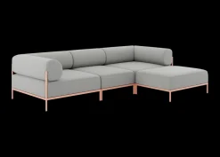 Seccional 3 Cuerpos con Chaise Longue a la Derecha Noah