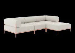 Seccional 3 Cuerpos con Chaise Longue a la Derecha Noah