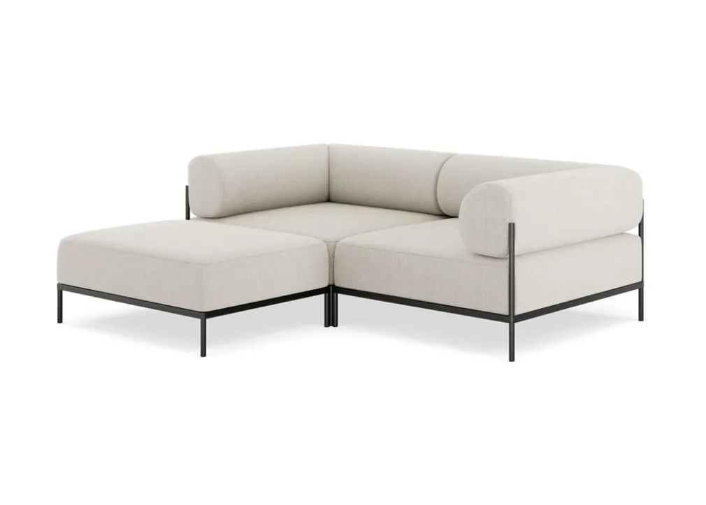 Seccional 2 Cuerpos con Chaise Longue a la Izquierda Noah