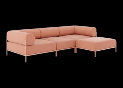 Seccional 3 Cuerpos con Chaise Longue a la Derecha Noah