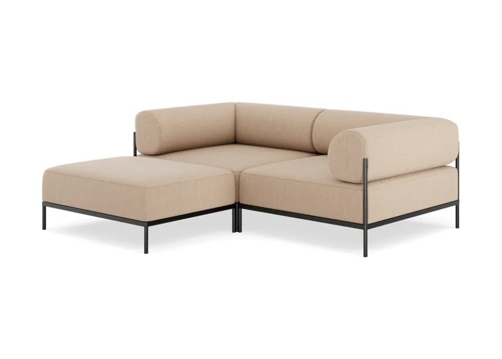 Seccional 2 Cuerpos con Chaise Longue a la Izquierda Noah