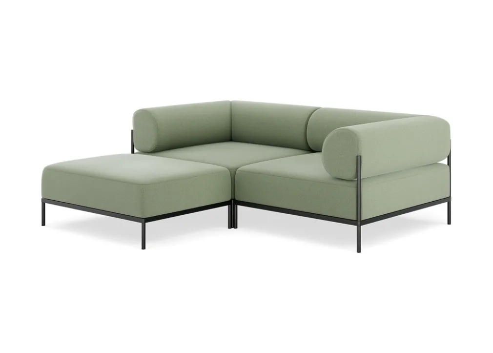 Seccional 2 Cuerpos con Chaise Longue a la Izquierda Noah