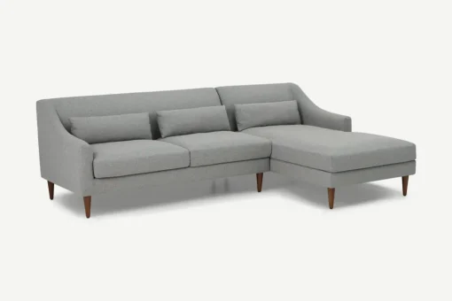 Seccional con Chaise Longue a la Izquierda Herton – Gris Montaña
