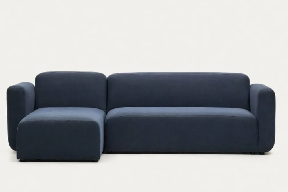 Seccional con Chaise Longue a la Izquierda Neom – Azul Marino