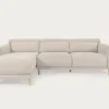 Seccional con Chaise Longue a la Izquierda Singa – Crudo