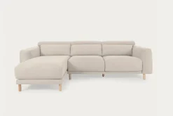 Seccional con Chaise Longue a la Izquierda Singa – Crudo