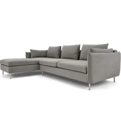 Seccional con Chaise Longue a la Izquierda Vento – Gris Manhattan
