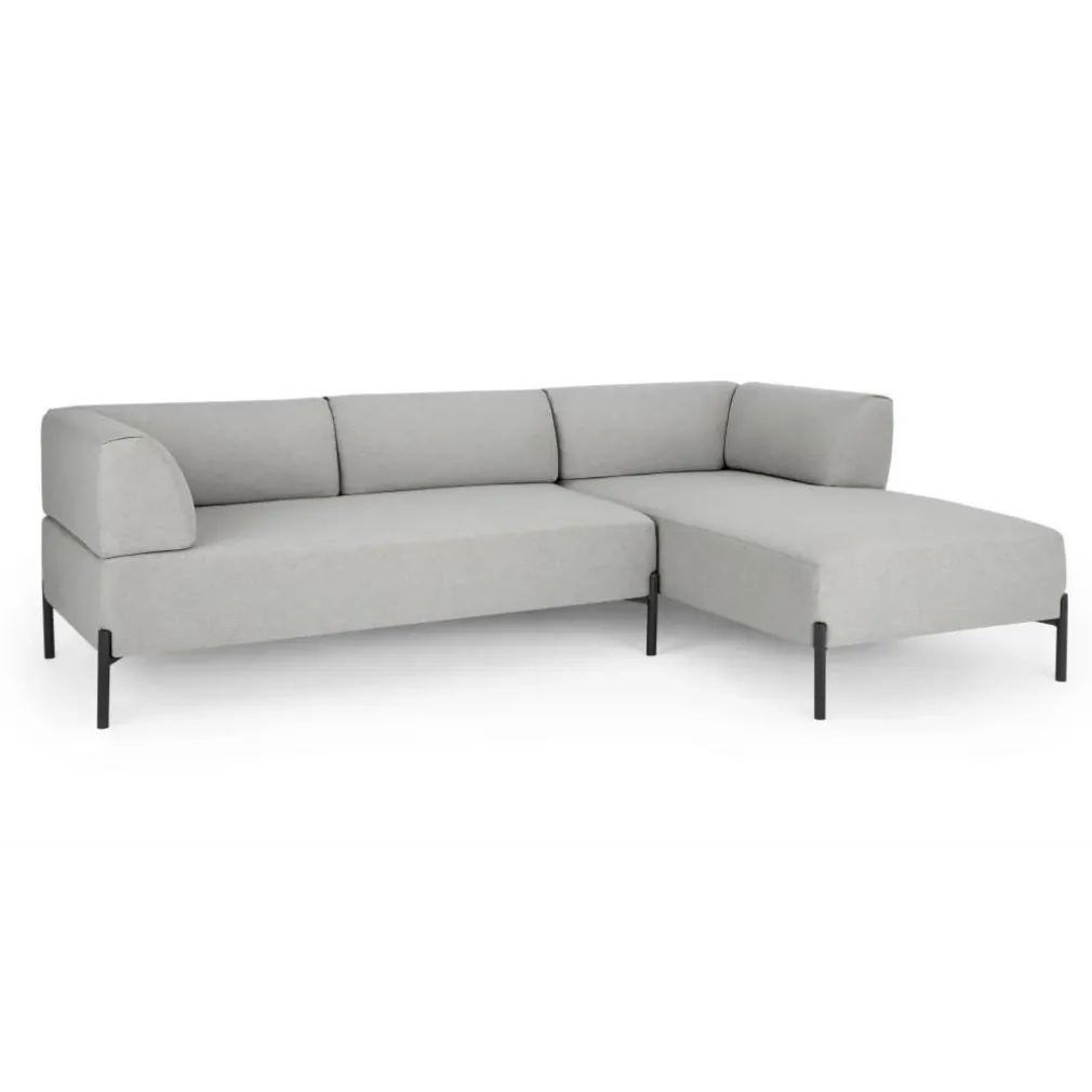 Seccional con Chaise Longue a la Derecha Kiva – Gris Granizo