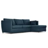 Seccional con Chaise Longue a la Derecha Milner – Azul Ártico