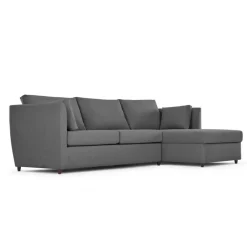 Seccional con Chaise Longue a la Derecha Milner – Gris Noche