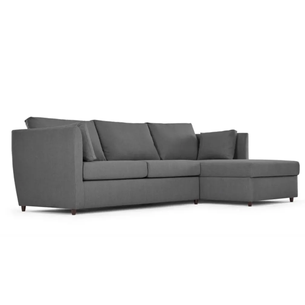 Seccional con Chaise Longue a la Derecha Milner – Gris Noche