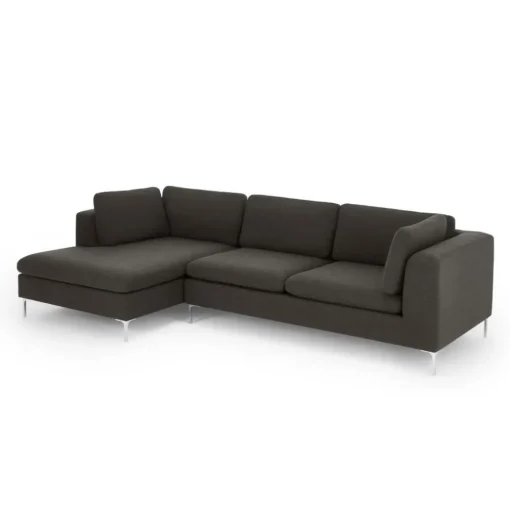 Seccional con Chaise Longue a la Izquierda Monterosso – Gris Marengo