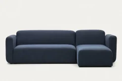 Seccional con Chaise Longue a la Derecha Neom – Azul Marino