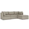 Seccional con Chaise Longue a la Derecha Victor – Gris Portland