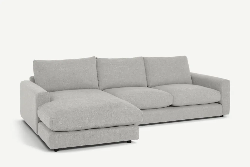 Seccional con Chaise Longue a la Izquierda Arni – Gris