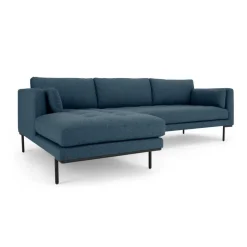 Seccional con Chaise Longue a la Izquierda Harlow – Azul