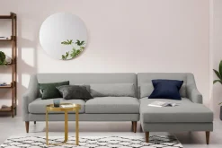 Seccional con Chaise Longue a la Izquierda Herton – Gris Montaña