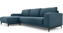 Seccional con Chaise Longue a la Izquierda Luciano – Azul