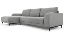 Seccional con Chaise Longue a la Izquierda Luciano – Gris Montaña