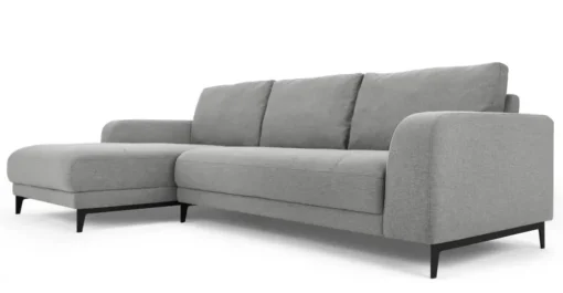 Seccional con Chaise Longue a la Izquierda Luciano – Gris Montaña