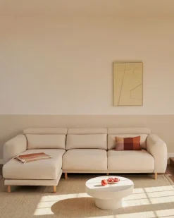 Seccional con Chaise Longue a la Izquierda Singa – Crudo