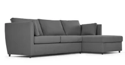Seccional con Chaise Longue a la Derecha Milner – Gris Noche