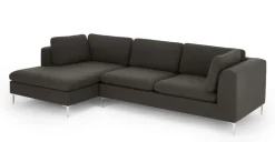 Seccional con Chaise Longue a la Izquierda Monterosso – Gris Marengo