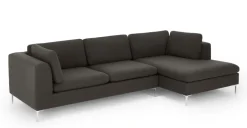 Seccional con Chaise Longue a la Derecha Monterosso – Gris Marengo