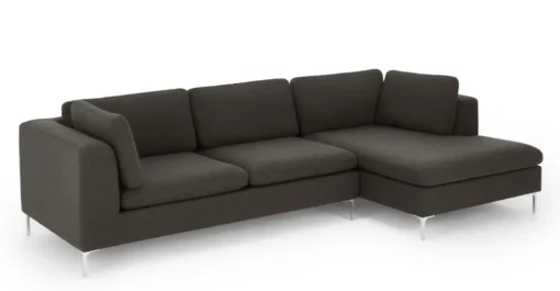Seccional con Chaise Longue a la Derecha Monterosso – Gris Marengo