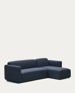 Seccional con Chaise Longue a la Derecha Neom – Azul Marino