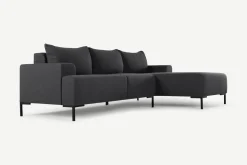 Seccional con Chaise Longue a la Derecha Oskar – Gris Sterling
