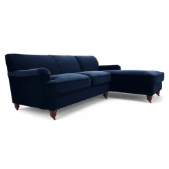 Seccional con Chaise Longue a la Derecha Orson – Rosa Vintage