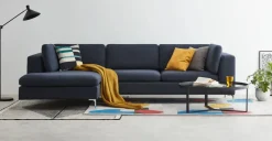 Seccional con Chaise Longue a la Izquierda Monterosso – Azul Tormenta