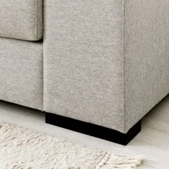 Seccional con Chaise Longue a la Izquierda Sound – Gris Claro