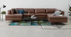 Seccional con Chaise Longue a la Derecha Monterosso – Marrón