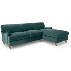 Seccional con Chaise Longue a la Derecha Orson – Rosa Vintage