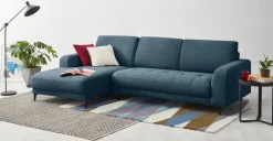 Seccional con Chaise Longue a la Izquierda Luciano – Azul