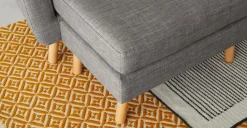 Seccional con Chaise Longue a la Derecha Lottie – Gris Tiza