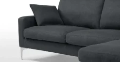 Seccional con Chaise Longue a la Derecha Mendini – Gris Antracita