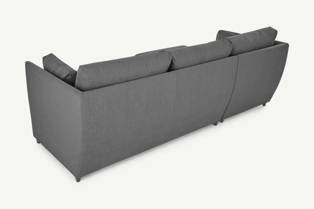 Seccional con Chaise Longue a la Derecha Milner – Gris Noche