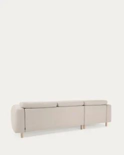 Seccional con Chaise Longue a la Derecha Singa – Crudo
