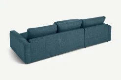 Seccional con Chaise Longue a la Izquierda Arni – Azul Egeo