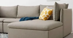 Seccional con Chaise Longue a la Derecha Victor – Gris Portland