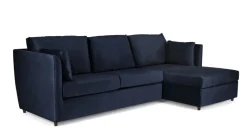 Seccional con Chaise Longue a la Derecha Milner – Azul Real