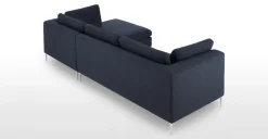 Seccional con Chaise Longue a la Derecha Monterosso – Azul Tormenta