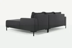 Seccional con Chaise Longue a la Derecha Oskar – Gris Sterling