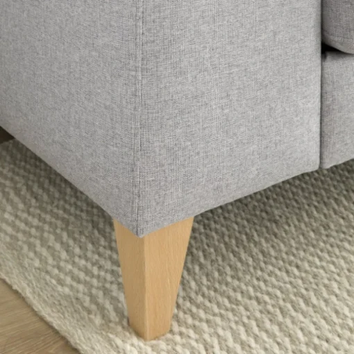 Seccional con Chaise Longue a la Izquierda Air – Gris Claro