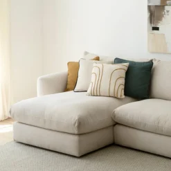 Seccional con Chaise Longue a la Izquierda Cuzco – Beige