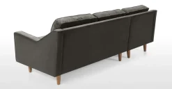 Seccional con Chaise Longue a la Izquierda Dallas – Gris Cemento