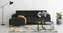 Seccional con Chaise Longue a la Izquierda Frederik – Gris Antracita